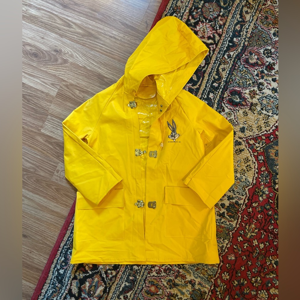 Vintage Children’s Unisex Looney Tunes Bug Bunny Rain Jacket